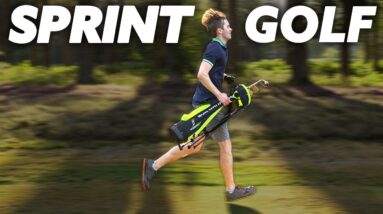 18 holes of golf running in under 45 minutes!