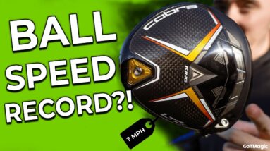 Breaking Ball Speed RECORDS with the Cobra LTDx Driver 🚀