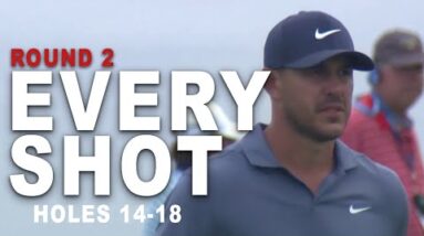 Brooks Koepka 2nd Round | 2021 US Open Holes 14-18