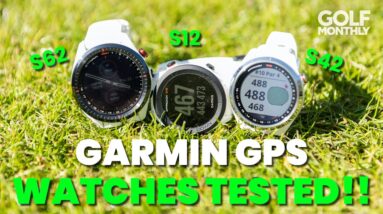 GARMIN GPS GOLF WATCHES... TESTED!!