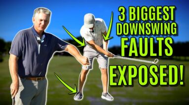 GOLF: 3 Biggest Downswing Faults EXPOSED!!