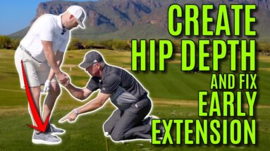 GOLF: How To Create Hip Depth And Fix Early Extension - With Mike Malaska