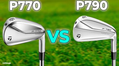 NEW TAYLORMADE P790 2021 VS  TAYLORMADE P770 IRONS!