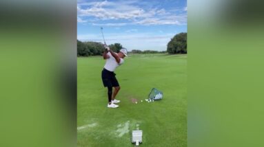 Tiger is Back!! | First Swing After Injury on Repeat