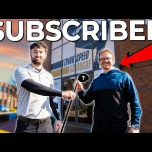 I Gave a Subscriber a CUSTOM FIT Callaway Rogue ST Driver!