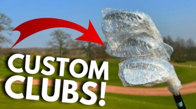 I got NEW CUSTOM GOLF CLUBS!