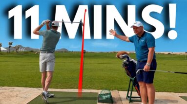 TRANSFORMING a High Handicap GOLFER'S GAME IN 11 MINUTES!?