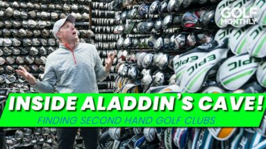 FINDING 2ND HAND GOLF CLUBS... INSIDE ALADDIN'S CAVE!!!