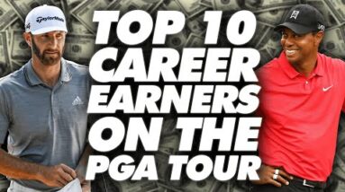 Top 10 CAREER EARNERS On The PGA Tour!