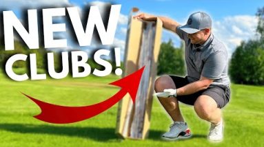 Playing a TOUR GOLF COURSE with NEW BUDGET GOLF CLUBS!!!