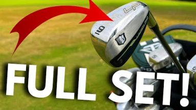 Trying to BREAK PAR using a FULL SET OF HYBRID IRONS!!!
