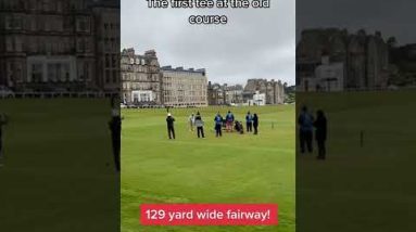 WOULD YOU HIT THE FAIRWAY AT ST ANDREWS?