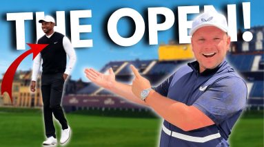 1000 Mile Road Trip To See TIGER WOODS at THE OPEN!!! (Giveaway!)