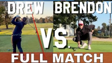 I played the Worlds LONGEST amateur,  Drew Cooper 1 ON 1 Golf Vlog