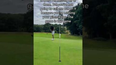 Gimmies are the best thing in golf...