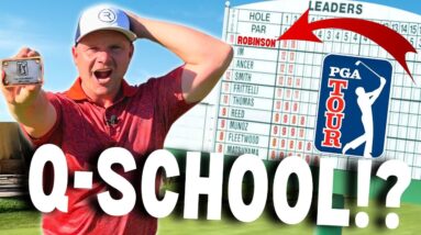 Taking On TOUR QUALIFYING SCHOOL... 18 HOLES EVERY SHOT SHOWN!?