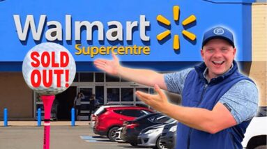 We Got The SOLD OUT WALMART GOLF BALLS!