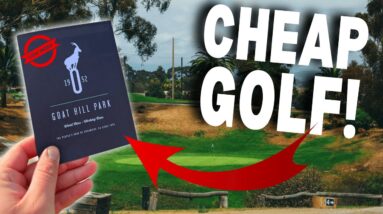 We Played THE CHEAPEST FAMOUS Golf Course IN THE WORLD!