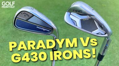 CALLAWAY PARADYM Vs PING G430 IRONS TEST!