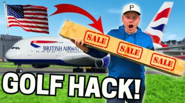 Buying INSANE DISCOUNT Golf Clubs - STICKING IT TO THE AIRLINES!