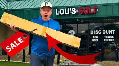 Buying My NEW CLUBS From A DISCOUNT GOLF STORE!