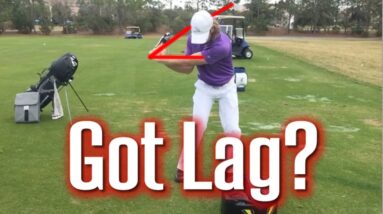 Frisbee Drill for Sequencing Downswing & Creating CRAZY Lag