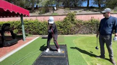 WOW! Gaining 24 yards of CARRY with DRIVER. Ground Force Lesson w Scott Lynn