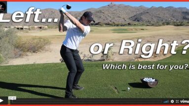 left vs  right in the golf swing Original