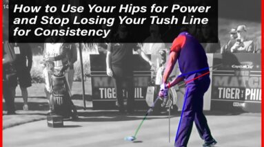 The Post Up Move - How Tiger & Rory Use Lead Leg for Power and Maintain Posture