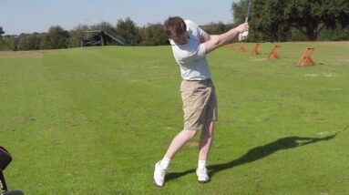 Pro Golfer Fixes His Impact Position using RotarySwing