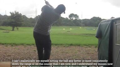 RotarySwing Golfer Can't See Himself Hitting it Any Better!