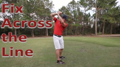 How to Fix Overswing and Across the Line - Flying Right Elbow