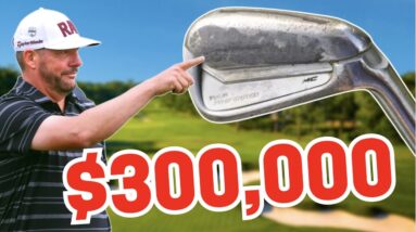 I Got Micheal Block's $300,000 USPGA Golf Clubs!