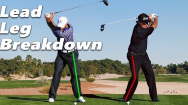 Lead Leg Movement and Breakdown in the Golf Swing