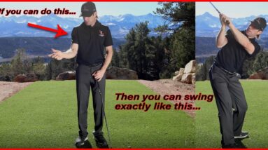 Simplify Your Golf Backswing w/ Shallow Arms
