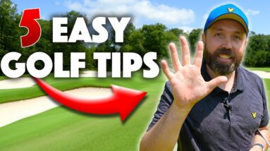 5 EASY ways to become a consistent golfer!