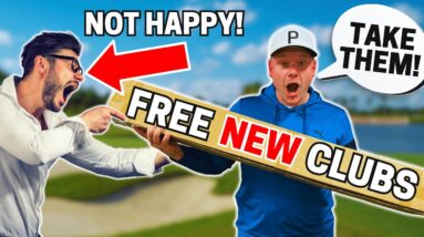 I REALLY UPSET This SUBSCRIBER… & Gave Him FREE CLUBS!