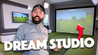 My DREAM golf studio is finally here….