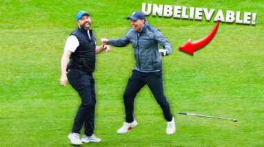 The GREATEST golf shot ever on the channel!
