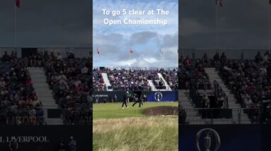 Golf Pro Makes CRAZY EAGLE To LEAD THE OPEN CHAMPIONSHIP