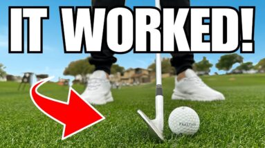 I Did NOT EXPECT This Golf Lesson To WORK SO WELL!?