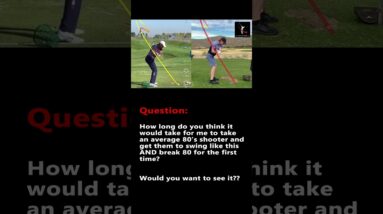 How long does it take to BREAK 80 in golf? #golfinstruction #breaking80 #golftips