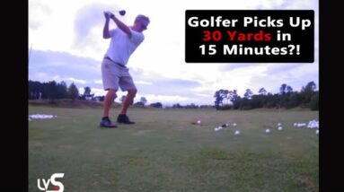 Golfer Picks up 30 YARDS in 15 MINUTES with the Driver??? How?!?!