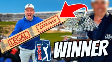 Is This LEGAL!? PGA TOUR WINNER Sent ME This NEW CLUB...