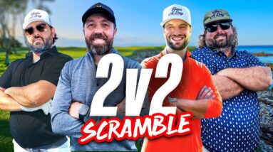 Scramble match at the BEST golf course in Scotland!