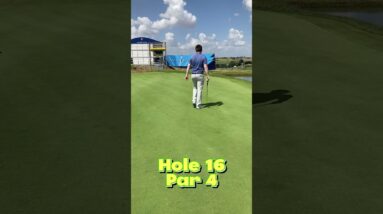 Play the 16th at Ryder Cup course, Marco Simone #rydercup #golf #playahole #golfcourse