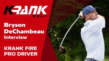 Bryson DeChambeau interview with Feherty to talk about using the Krank Golf Fire Driver - LIV Golf
