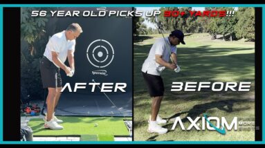 56 Year Old Golfer Picks up 30+ Yards with the Driver - See How