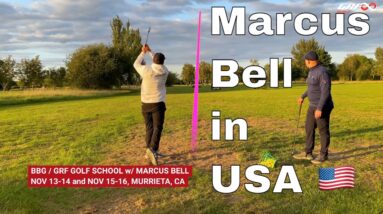 A TOTALLY NEW WAY of LEARNING GOLF MARCUS BELL IN USA with BBG. @GRFGolf