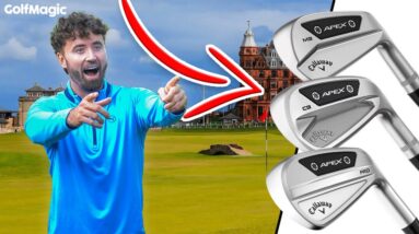 FULL 2023 Callaway Apex Irons Fitting At St Andrews!
